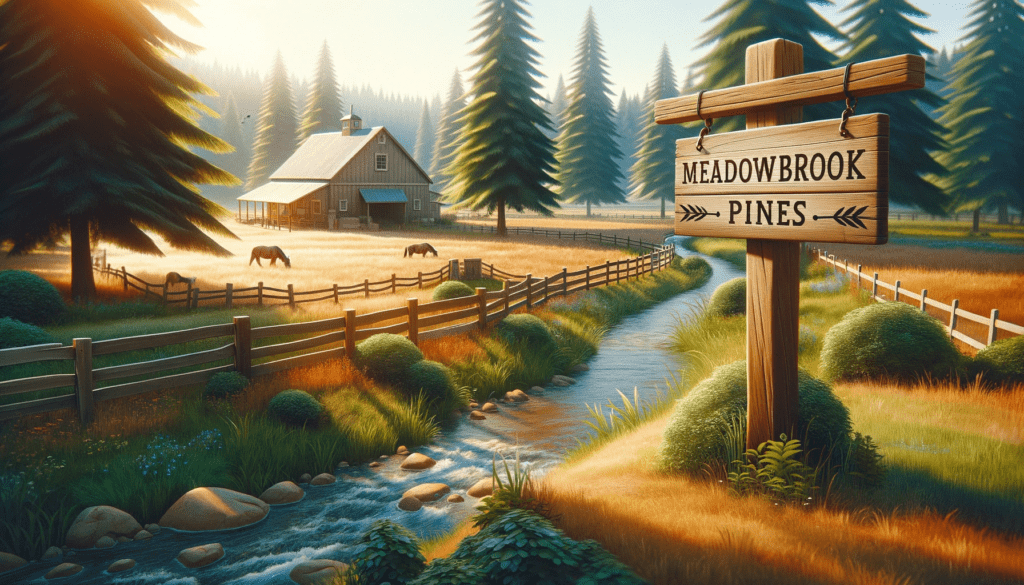 700 Creative Farm Names to Inspire You! 3 Meadowbrook Pines Horse Farm
