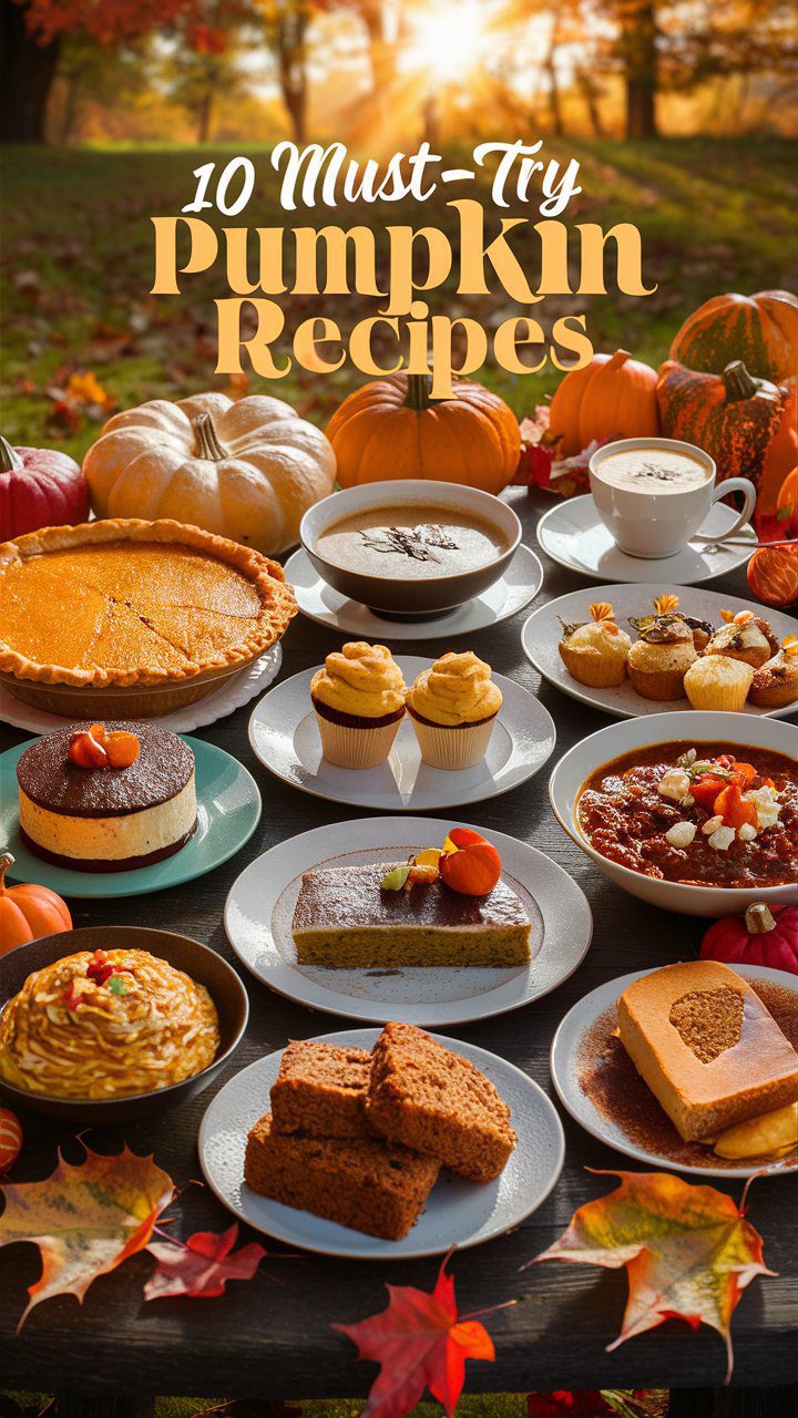 10 Must-Try Pumpkin Recipes for Fall 15 these 10 must-try pumpkin recipes will surely bring warmth and deliciousness to your kitchen. Ready to dive into some pumpkin goodness? Let's get cooking!