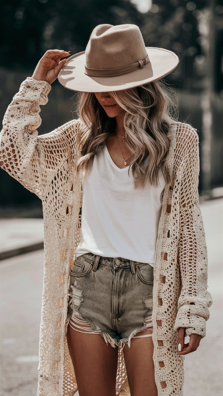 Embrace the Boho Vibes How to Style a Boho Kimono Cardigan