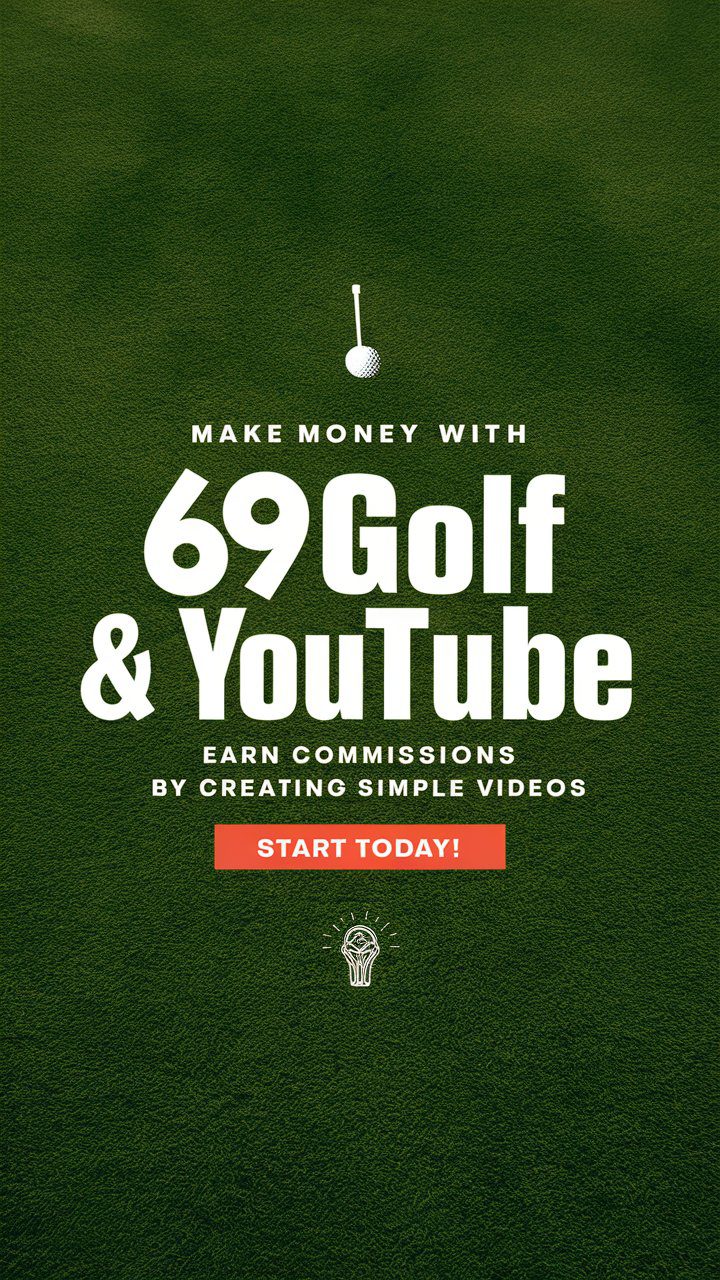 Skyrocket Your Earnings in the Golf Niche with 69Golf's YouTube Affiliate Strategy! 15 69golf pin