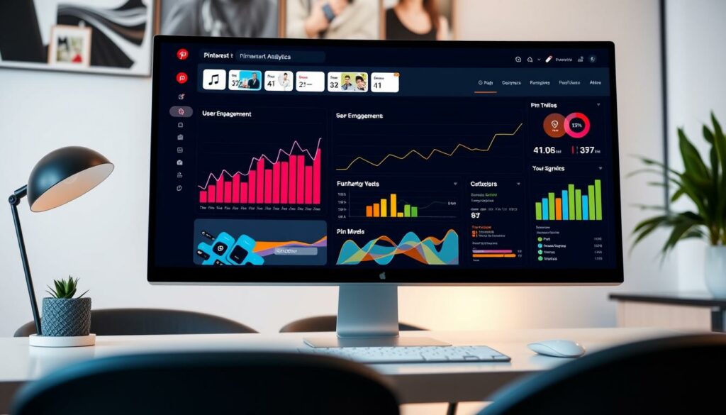 Pinterest analytics dashboard