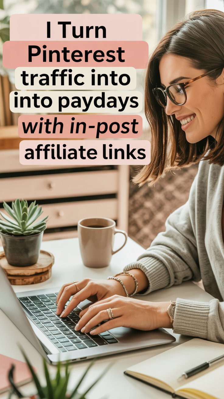 his is my favorite way to monetize Pinterest, hands down. I love affiliate marketing. There’s nothing better than recommending a product I already use, dropping the link in my blog, and getting paid when someone else buys it. No inventory, no customer service, no shipping—just clean commissions.