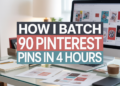 How to Schedule Pins on Pinterest: I Batched 90 in One Afternoon 9 How to Schedule Pins on Pinterest: I Batched 90 in One Afternoon