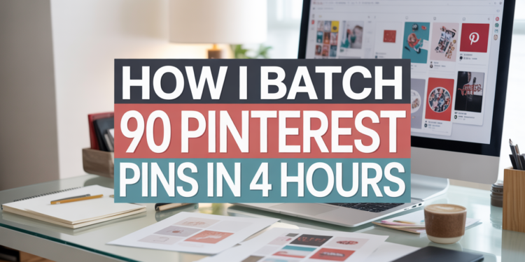 How to Schedule Pins on Pinterest: I Batched 90 in One Afternoon