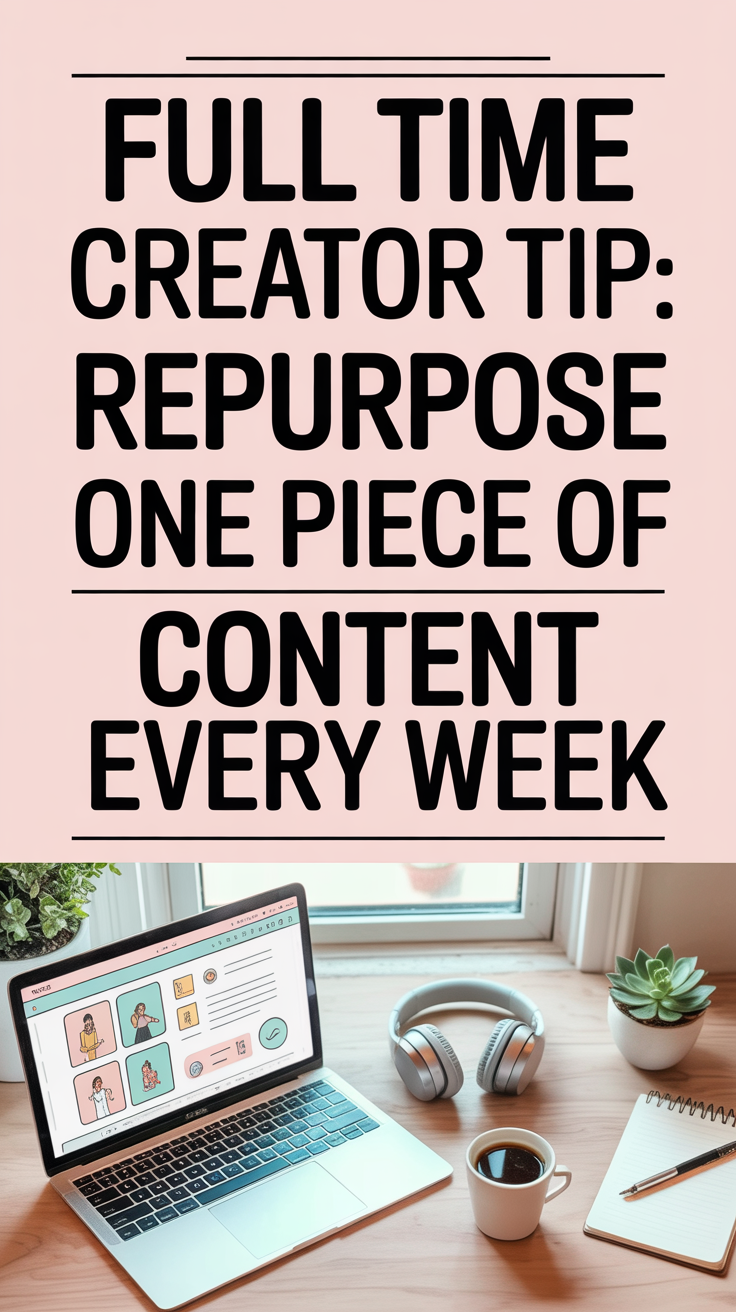 Your ideas are currency. When you find one that connects, don’t leave it behind. Stretch it across formats, platforms, and time. The creators who thrive long-term are the ones who learn how to make their content work harder than they do.