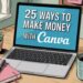 25 Ways to Make Money with Canva For Creators